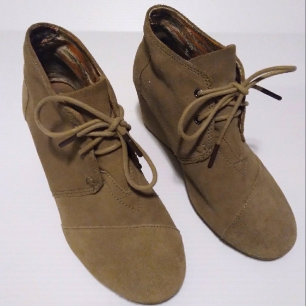 TOMS Wedge Booties